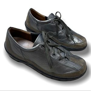 Ziera alley super support leather walking shoes charcoal pewter